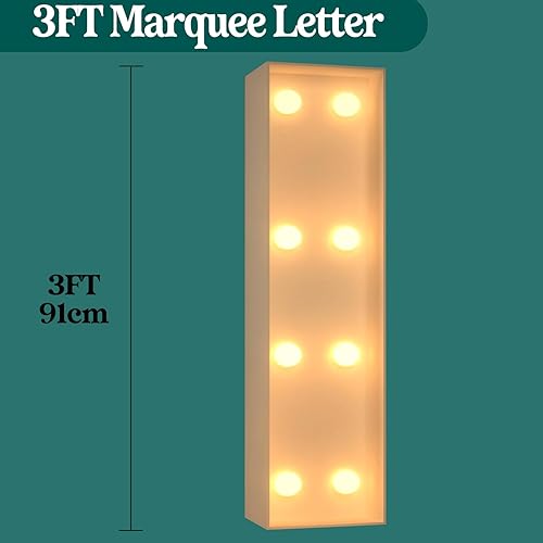 Miniatura 150 de Números iluminados grandes de 4 pies, números de marquesina 2 para decoraciones de cumpleaños de 21 para niños y niñas, números gigantes iluminados