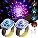 2 Pack Disco Ball Licht, Mini Discokugel Kinder, Discolicht Partylicht, Discokugel, Mini Tragbare LED Lampe, Licht, Lampe Kinder Portable Disco Ball Light