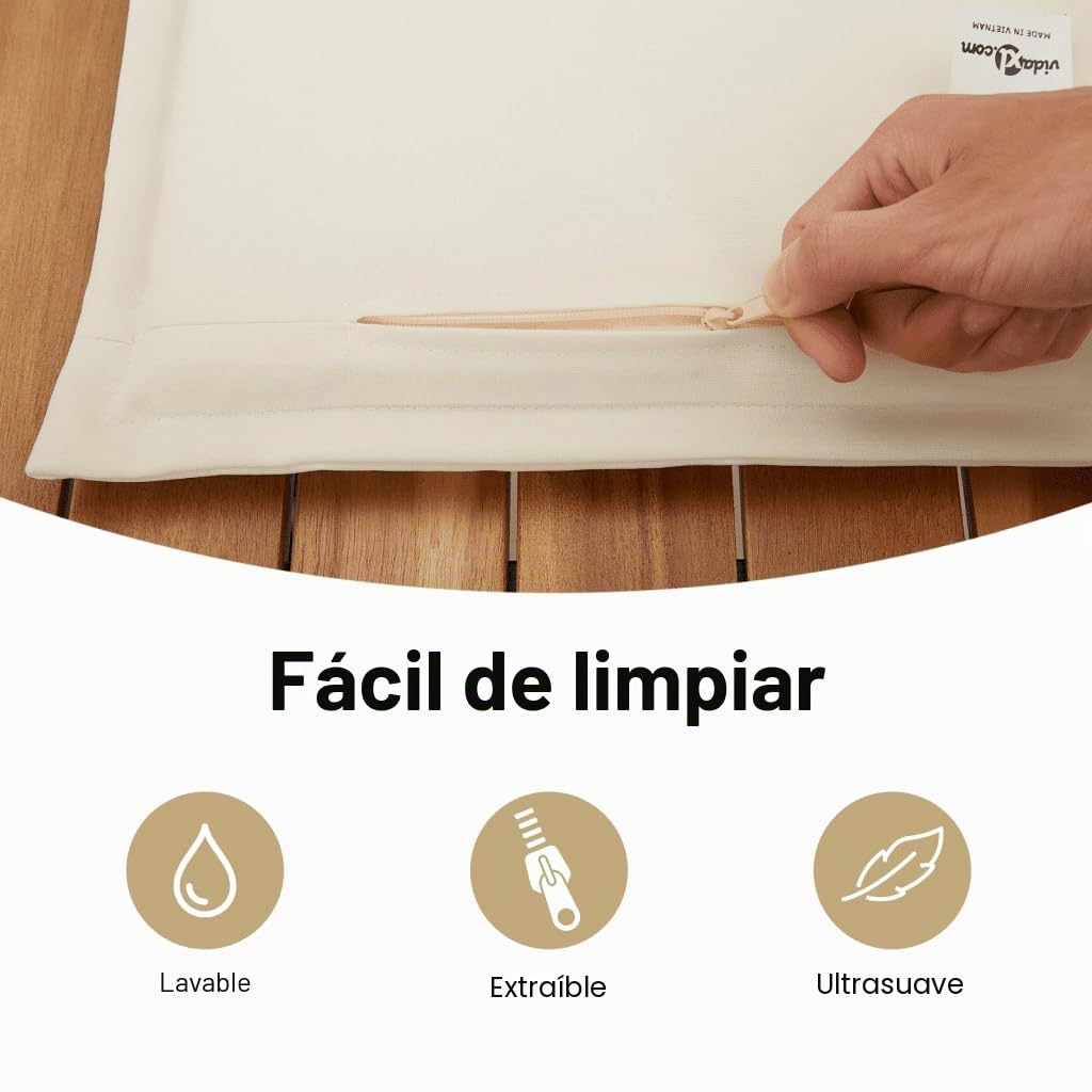 vidaXL Sofá de Jardín con Cojines de 2 Plazas, Asiento Exterior, Sofá Biplaza, Mueble para Patio Terraza Balcón, Ratán Sintético Beige