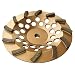 Grinding Wheels for Concrete and Masonry 7" Diameter 12 Turbo Diamond Segments 5/8"-11 Arbor