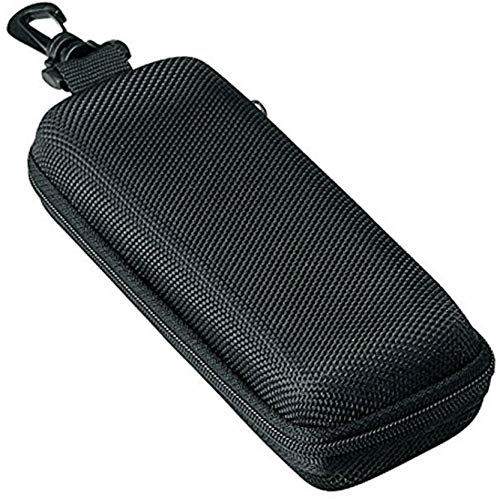 M-world Glasses Case Sunglasses Case Hard Shell with Clip Hook Zipper Closure Slim Small Square Black by メイガン(Meigan) - Used condition - US$6.57
