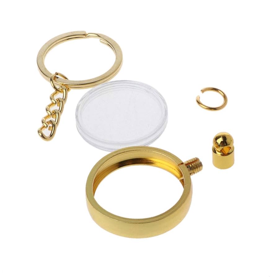 QIXIAMO 27mm Holder Keyring or Chip Collection Souvenir Coin