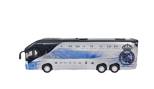 BanboToys - Coche miniatura Pull-Back Bus Real Madrid CF BanboToys