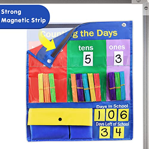 Godery Place Value Charts & Counting Caddie Pocket Chart For Classroom (Hundreds, Tens, Ones) #TOP2