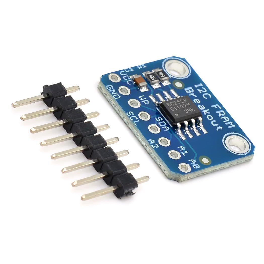 Hailege 2 pezzi MB85RC256V memoria IC I2C 32KB Strumenti di sviluppo Scheda di breakout non volatile per dispositivi sensore IoT