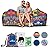 Chillbo LazyBone Inflatable Couch – Quick-Inflation Flapper System, Fun Prints, No-Pump Setup, Ripstop Polyester, Portable Air Lounger for Beach, Camping, Festivals, & Hiking