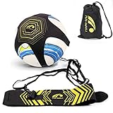 Football Kick Trainer, Soccer Solo Skill Practice Training Aid for Kids Youth Adult Universal Fits Size 3, 4, 5 Footballs