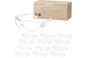 TICONN Clear Safety Glasses for Men: The Pillars of Safety and Comfort