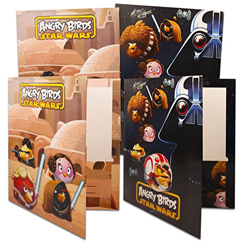 Angry Birds Lot de 4 classeurs scolaires Angry Birds...