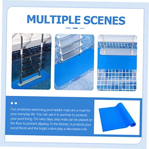 Alfombra protectora para escalera de piscina antideslizante miniatura 3
