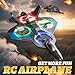4DRC RC Planes Remote Control Airplanes for Kids, Foam Remote Control Planes for Kids Adults Beginners, Remote Control Helicopter Fighter Jet Drones for Kids Adults, 360° Flip Easy to Fly