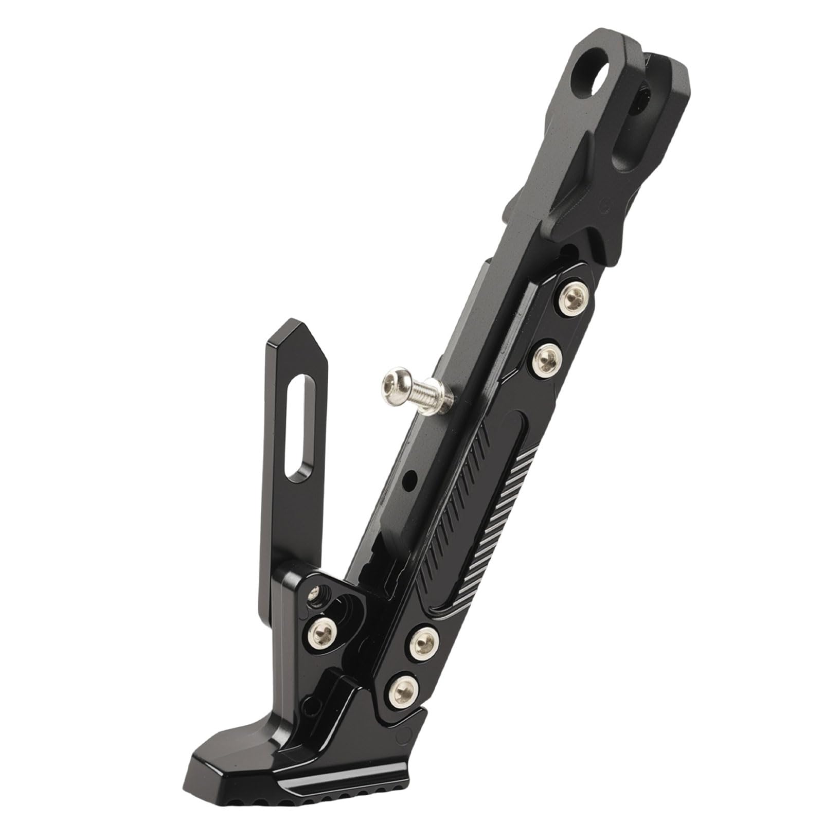 Motorbike Kickstands for Suzuki V-Strom 1000 1000XT DL1000 V-Strom 1050 1050XT DL1050, Adjustable Nonslip Side Parking Foot Support for Scooter Electric Bike,A/Black