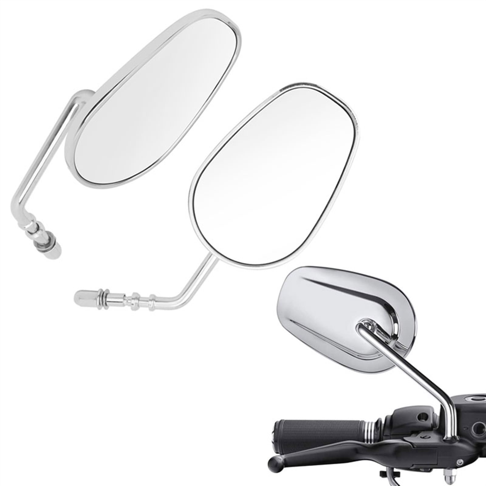 Moto End Bar Specchietti Per H&arley Per Touring Road King Road Glide Per Spo&rtster 883 1200 Per Dyna Heritage Softail FXDB Specchietti Retrovisori Universali Per Moto Da 8MM Specchietto