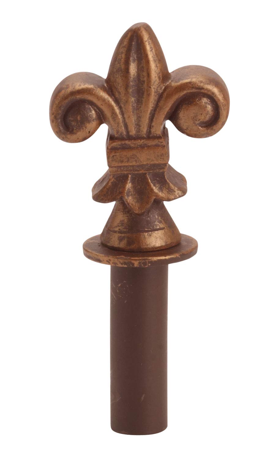 Boutique Cobblestone Fleur De Lis Finial for Counter Merchandise Hooks