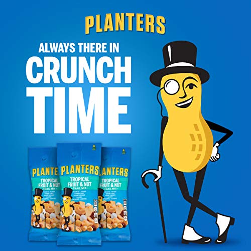 PLANTERS Fruit and Nut Trail Mix, 2 oz Single Serve Bags (Pack of 72) - Trail Mix Snack Pack for On the Go Snacking - Great After School Snack, Movie Snack or Active Lifestyle Snack - Kosher Snack