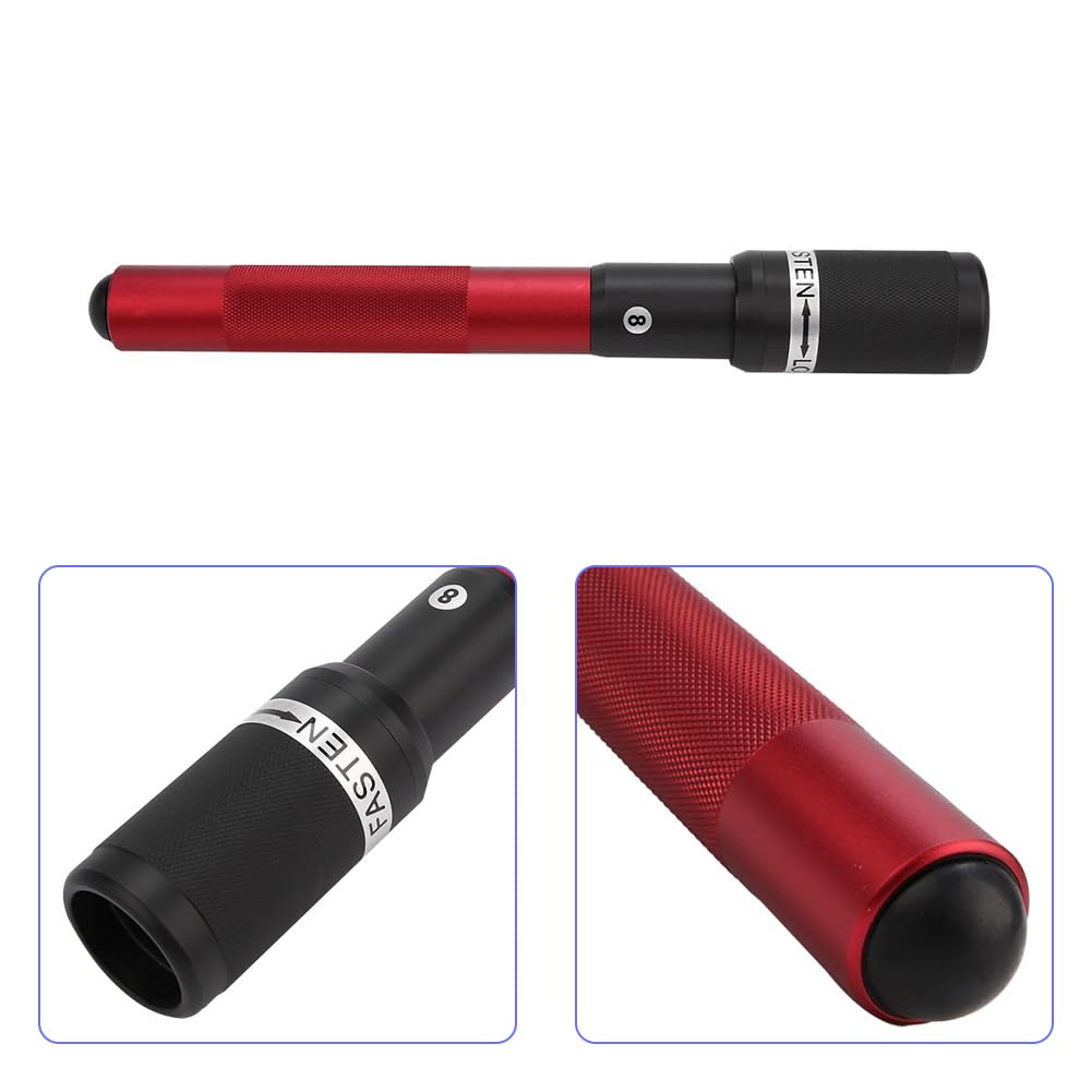 Queue Verlängerung, Cue Extender Aluminium Legierung Billard Halter Push Teleskop Queueverlängerung Pool Extende Billardhalter Erweiterung Zubehör Professionelle Enthusiasten Sportler Billardzubehör