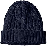 [ニューハッタン] New Hattan Cable Knit Cap NHN3024 NAVY US F (FREE サイズ) [並行輸入品]