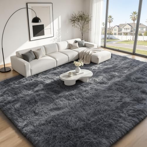TENGTENGLINK Fluffy Shag Rug