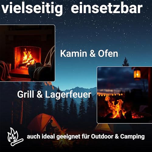 5 kg Holzwolle Anzünder natürliche Firestarter Kaminanzünder Grillanzünder Feueranzünder Fire Starter Bio-Anzünder | schnell entfacht für Grill, Pizzaofen. Smoker, Kamin & Ofen | Energie Kienbacher – Bild 6