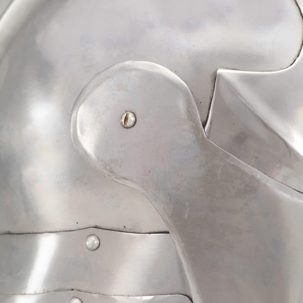 Genérico Réplica de Casco de Caballero Medieval Antiguo Larp Acero Plata,Arte y Ocio,Hobbies y Artes Creativas,Coleccionables,Armas coleccionables-286215