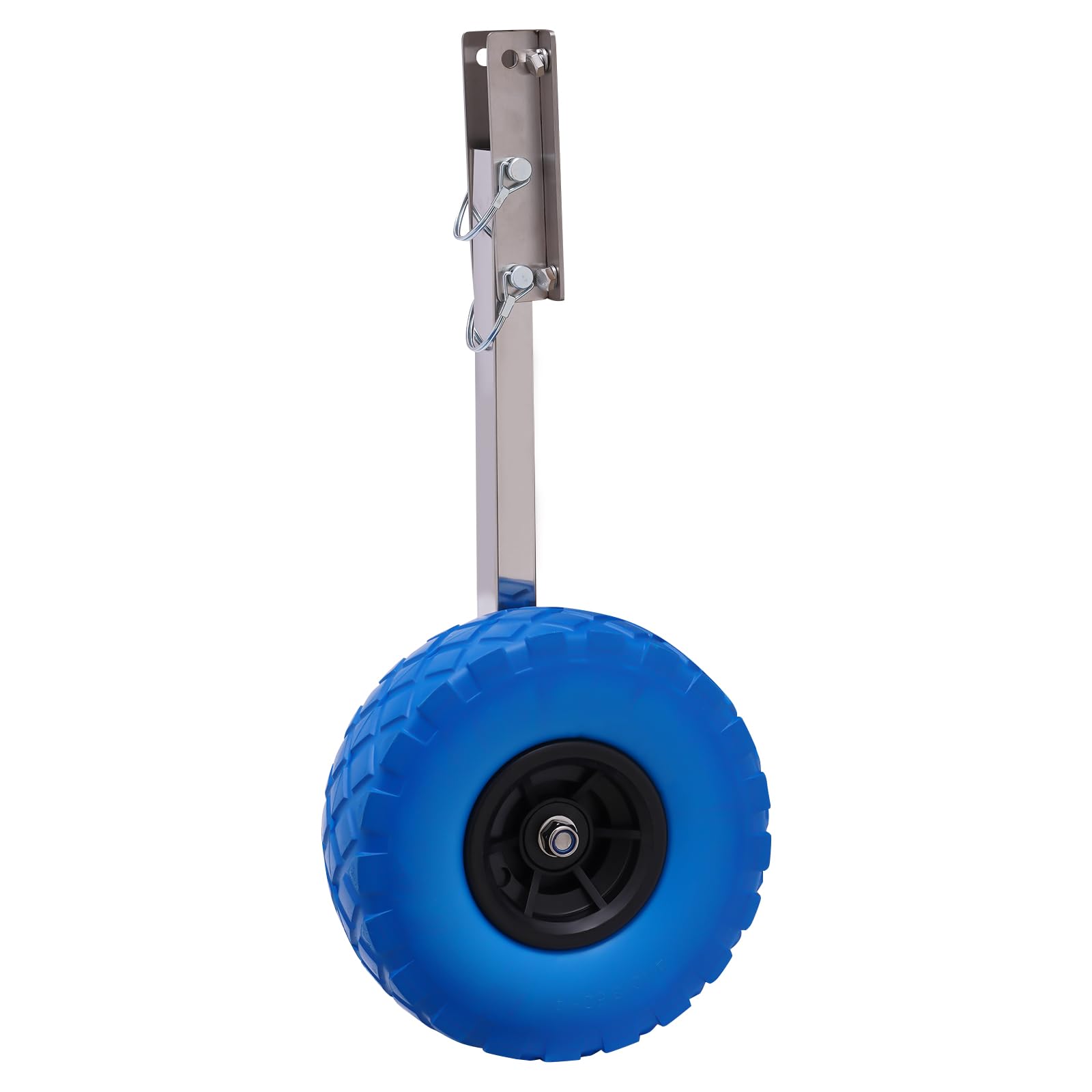 Ruedas deslizantes Xigner para botes de goma con ruedas desmontables de transporte con neumáticos de 25 cm y capacidad de carga de 120 kg, ruedas traseras para todo tipo de botes inflables y remolques
