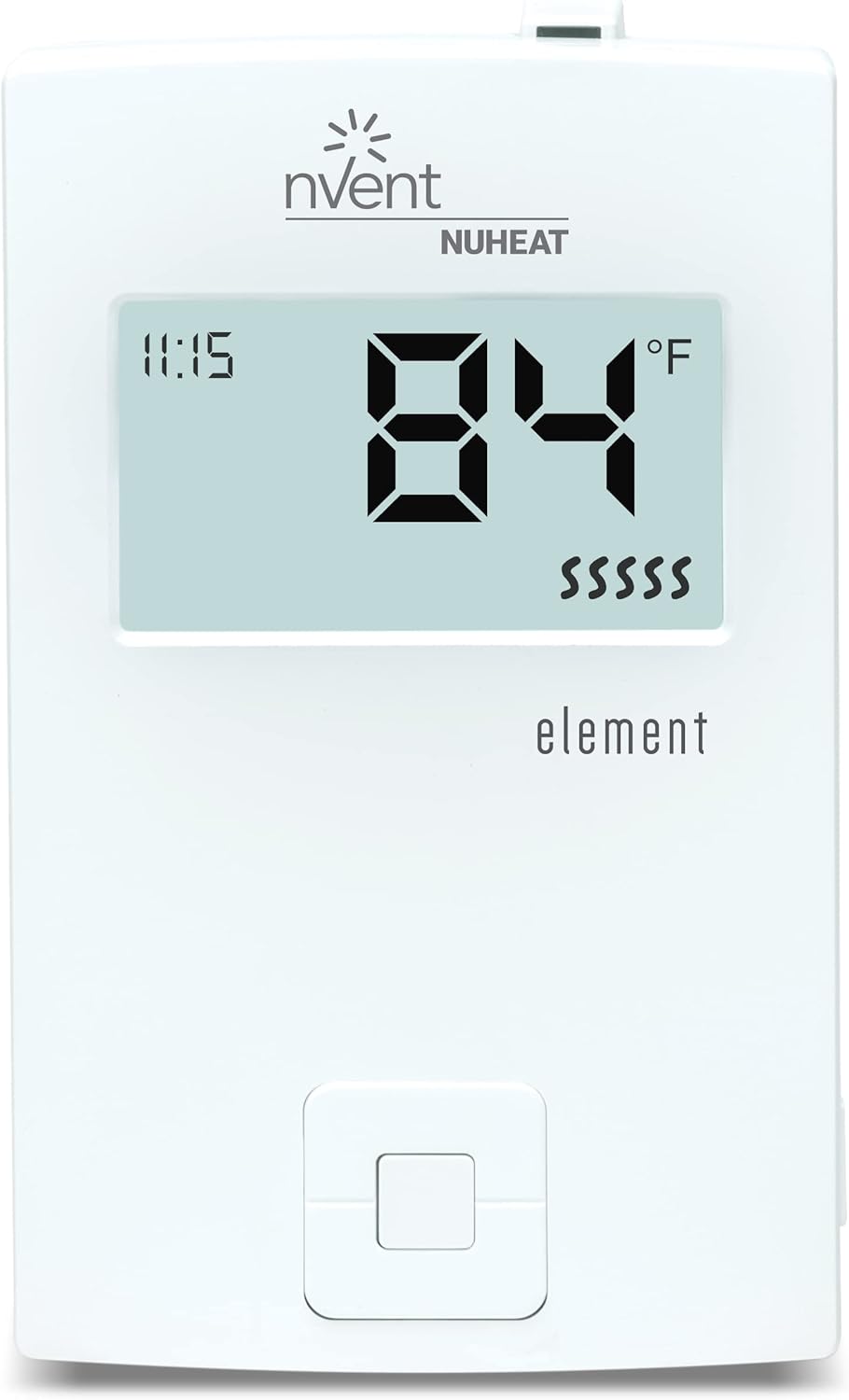 Nuheat nVent AC0057 Element Non-programmable Radiant Heated Floors 120V/ 240V Thermostat with an Extra OJ Electronics Floor Temperature Sensor