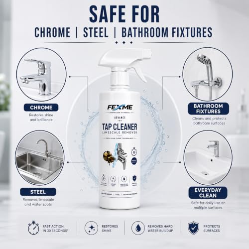 Image of Tap Cleaner & Limescale Remover | Cleans in 60 seconds 400ml