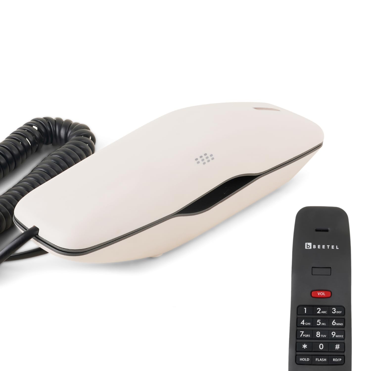 Beetel H27 Portable Hotel Cordless Landline Phone,3 Step Receiver & 2 Step Ringer Volume,Hold Function with LED Notification,Tone Dialling,Ringer LED,Hearing Aid Compatible Desk/Wall Mountable (Ivory)-image-46