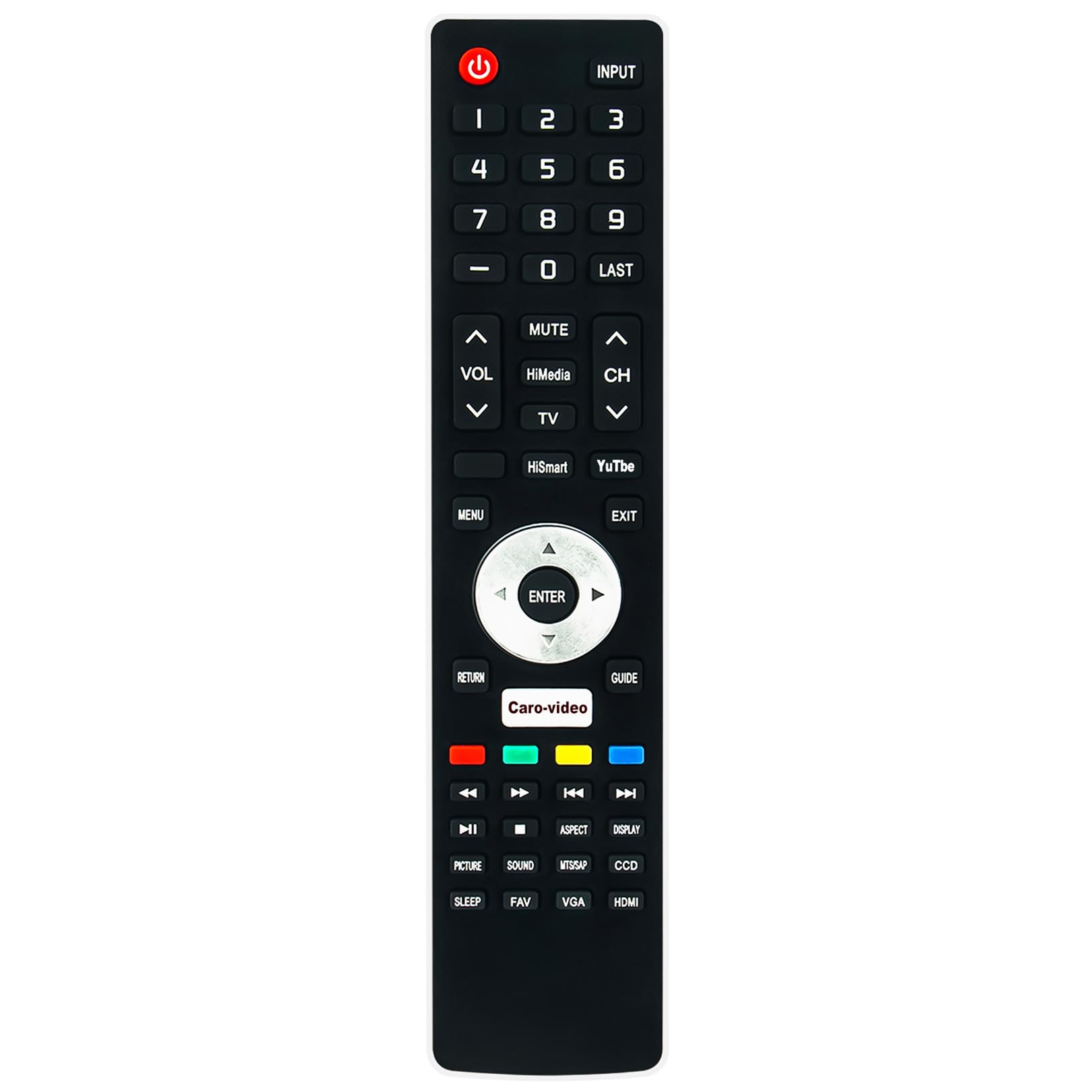 EN3D39 Mando A Distancia De Repuesto - VINABTY Reemplace Control Remoto Para Hisense TV H70NU9700 H55NU8700 H75N6800 H50N5900 H45N5750 H65N6800 H65NU8700 H55N6800 H50N6800 H60N3500 H65N5750 Controller