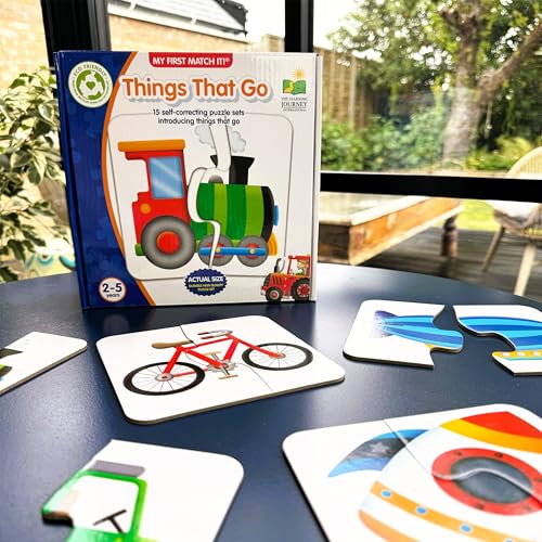 image for The Learning Journey: My First Match It - Things That Go - 15 Self-Cor