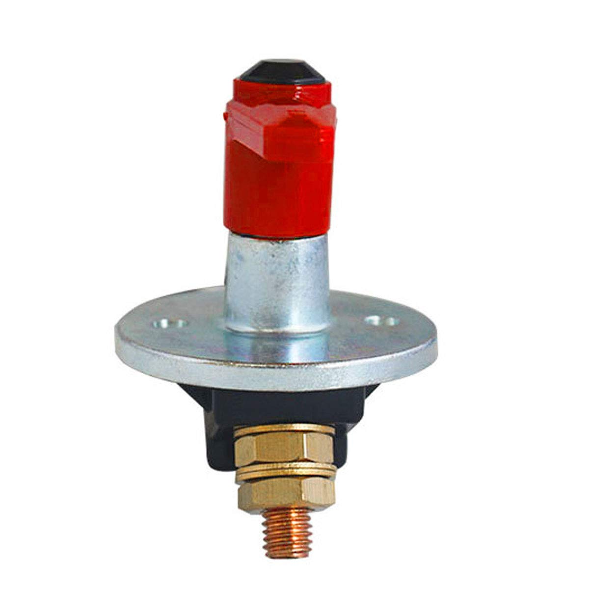 Interruttore Batteria Principale per auto isolamento per batteria Interruttore fisso per veicoli pesanti Uso automobilistico 12V-60V 200A per Barca Camion, Barche Moto Yacht Auto Caravan alimentazione