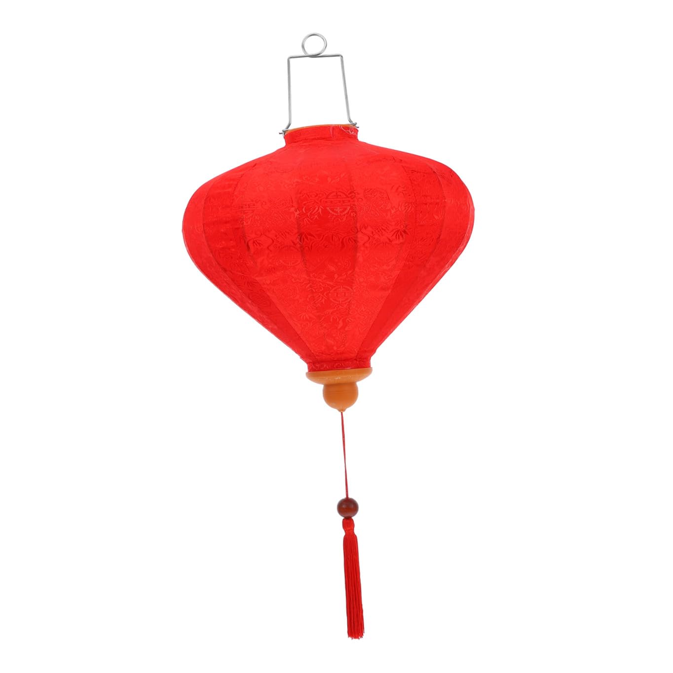 jojofuny Lanterna Vietnamita in Seta Rossa 30 CM a Diamante, Decorazione per Giardino e Matrimoni, Lampada Sospesa per Eventi all Aperto e Interni