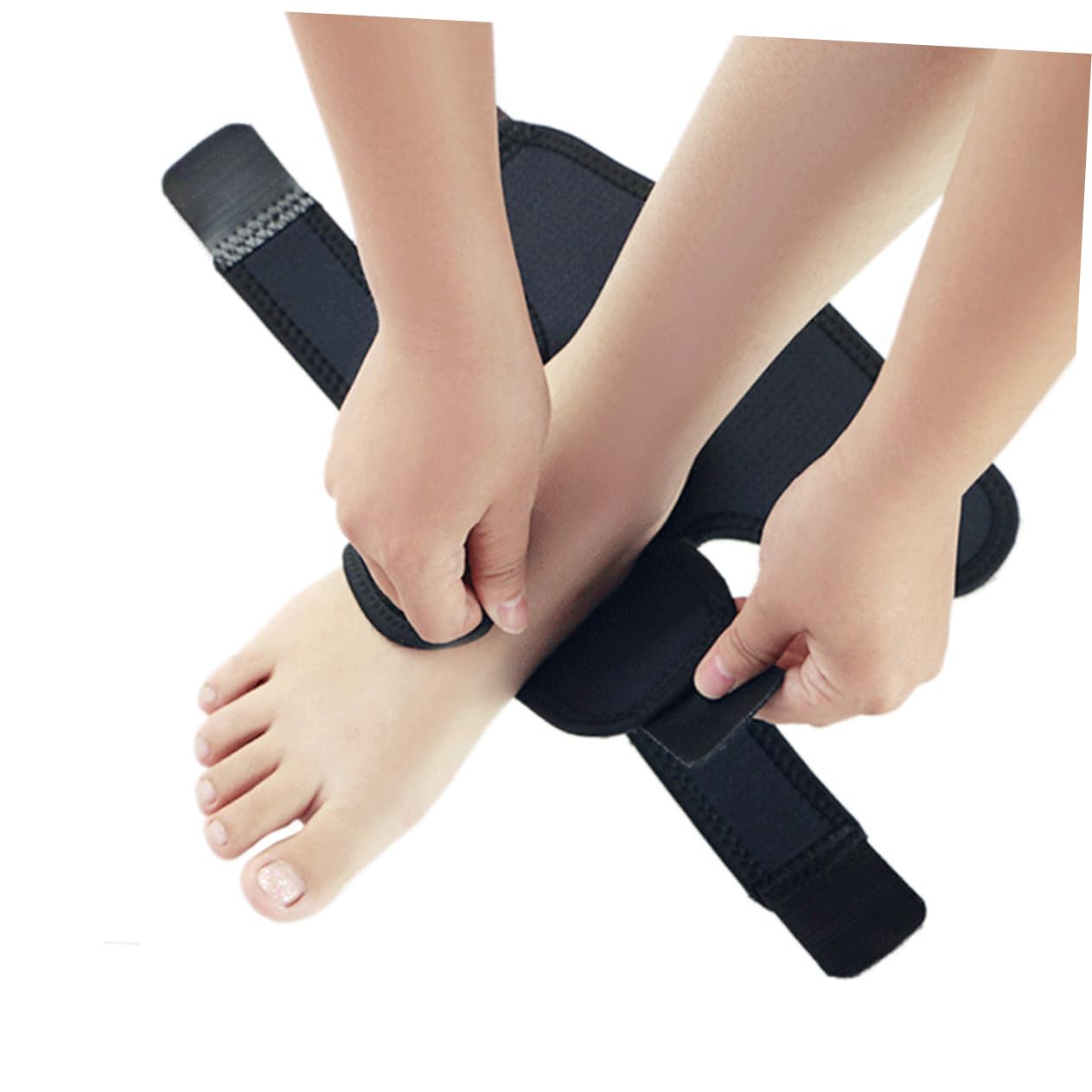 NULYLU Nkle Sprain Injury Recovery Brace Compression Ankle Support for Men Women Breathable Material for Comfort