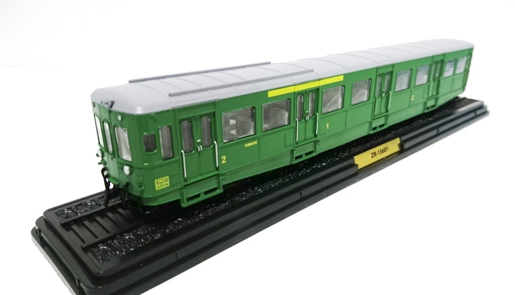 Atlas Train SNCF Automotrice + remorque 1:87 de 1938 Ho 1/87 (Réf 14-15)