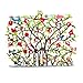 Yair Emanuel Hanukah Menorah Laser Cut Multi Color Pomegranate Design by Artist