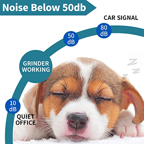 Image of Qpets Professional Electric Dog Nail Grinder with 2 LED Light, Dog Nail Trimmer for Cat Dog, Low Noise Pet Nail Trimmer Pet Nail Grinder, Dog Nail Clippers, Dog Trimmer, Nail Cutter for Dog
