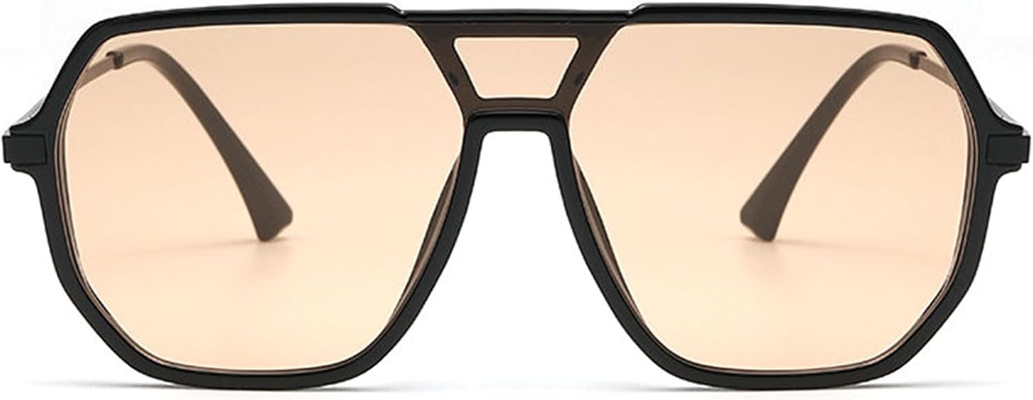 willochra Oversized Square Sunglasses Women One Piece Fashion Sunglasses For Men UV400 Punk Glasses Trending Female Eyewear