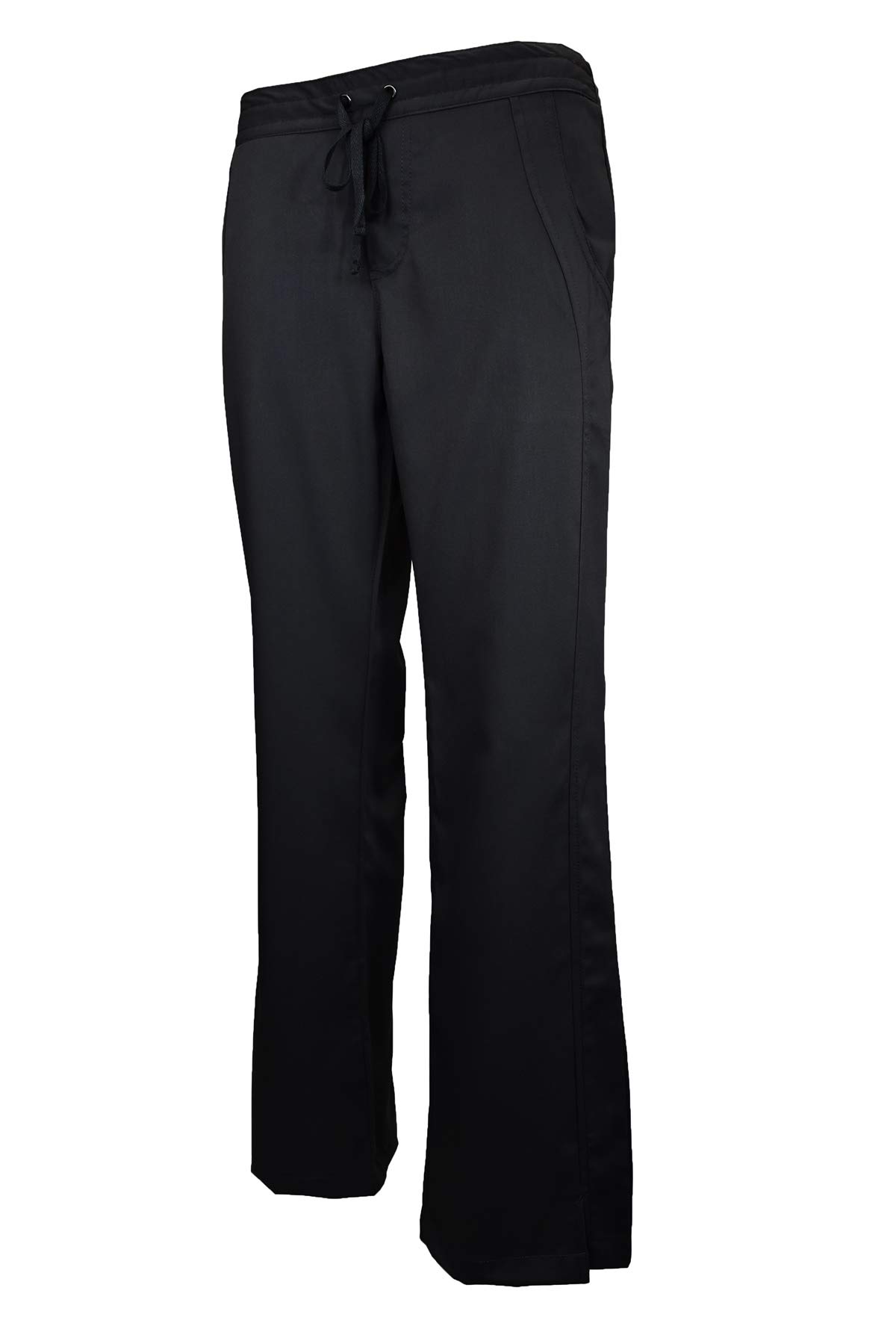 Natual Uniforms Women's Ultra Soft Modern Fit Drawstring Scrub Pant (Black, XX-Large)