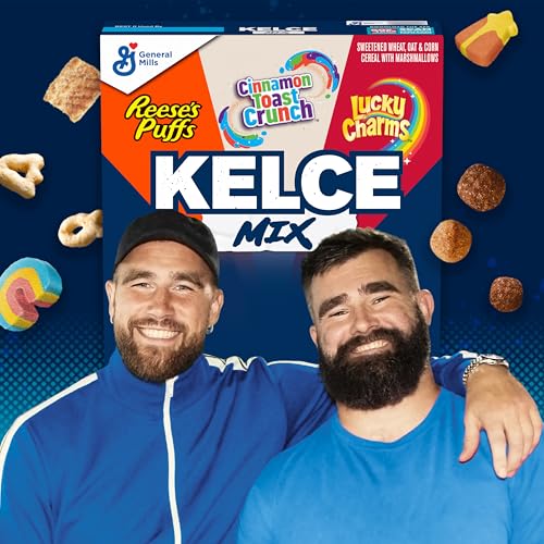 General Mills Kelce Mix Breakfast Cereal, Reese'S Puffs, Cinnamon Toast Crunch, And Lucky Charms Cereals thumb #3