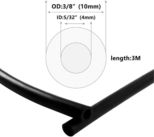 Miniatura 7 de ANPTGHT Tubo de silicona de 14 pulgadas de diámetro interior x 38 pulgadas de diámetro exterior tubo de manguera de silicona pura de alta