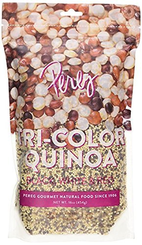 Pereg Tri-Color Quinoa Black, White & Red Gluten Free 16 Oz. Pk Of 3.