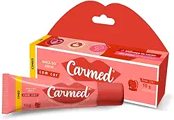 Carmed Maçã do Amor Hidratante Labial com cor 10g