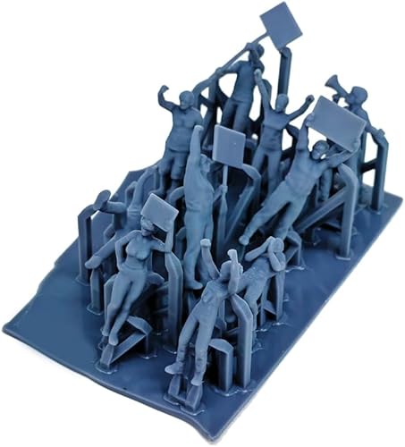 Miniatura 3 de Outland Models Set de figuras de manifestantes de paisajes escala 164 S