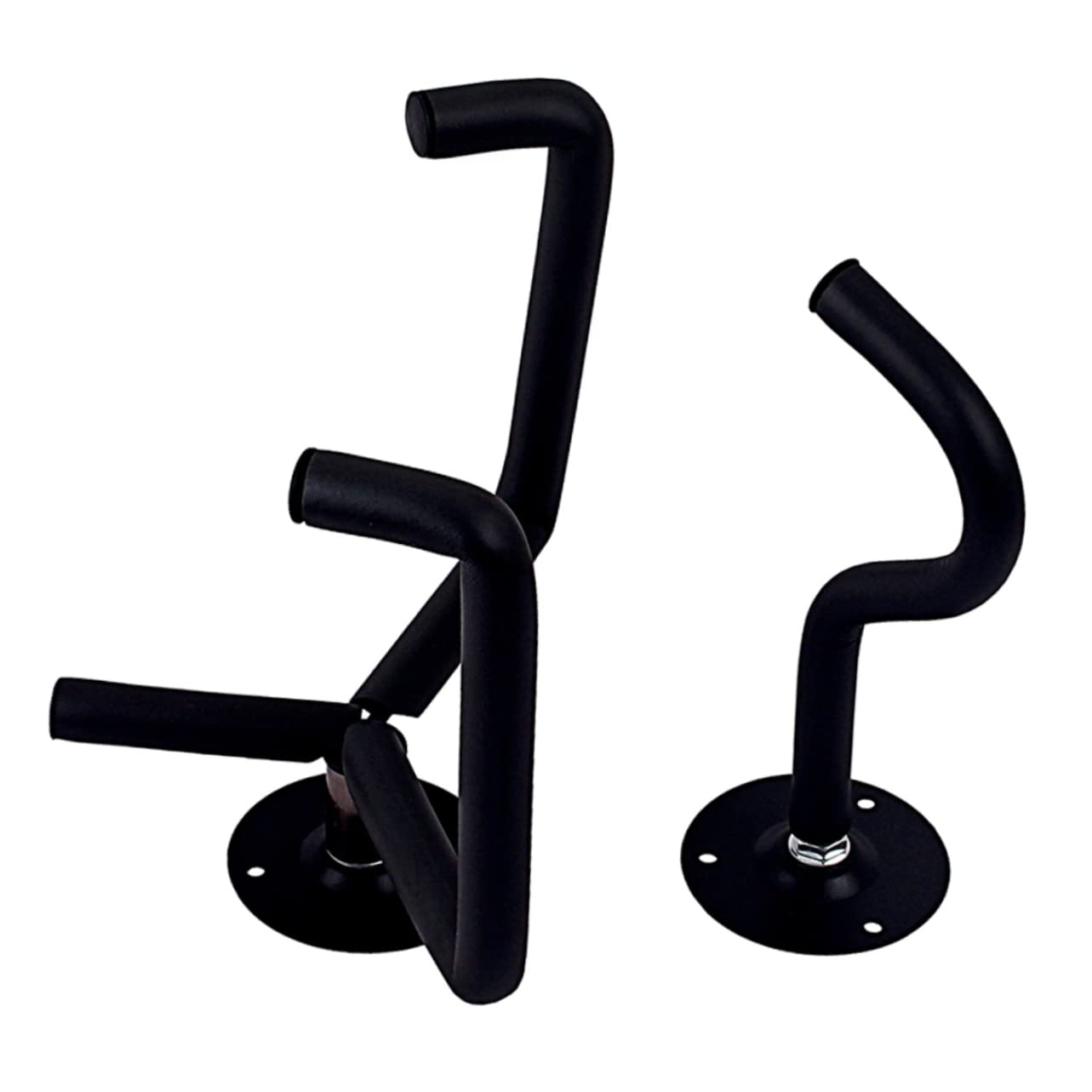 BESPORTBLE 2PCS Wall Mount Guitar Hook Rack Metal Hanger for Ukulele and String Instruments Black Bracket Holder for Acoustic and Electric Guitars for Home and Shop Display