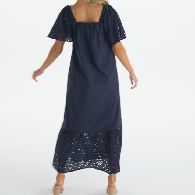 Mud Pie Women's Conny Eyelet Maxi Dress Nv-S; Small at Amazon Women's Clothing store Mud Pie Women's Conny Eyelet Maxi Dress Nv-S; Small at Amazon Women's Clothing store