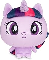 TeeTurtle Cloudheads Twilight Sparkle 5-Inch My Little Pony Plush - Weighted Emotional Support Stuffed Animal for Kids Teens Adults