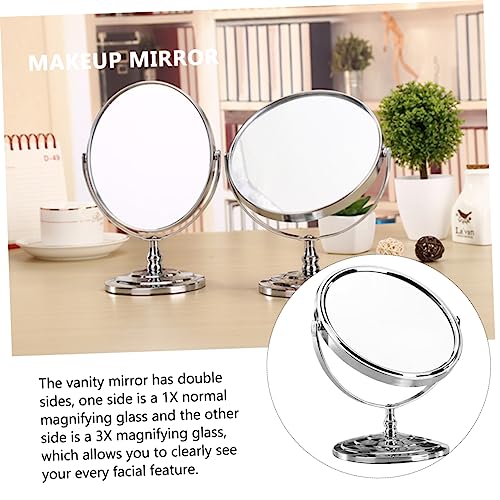 Espejo de maquillaje de doble lado giratorio FRCOLOR miniatura 7