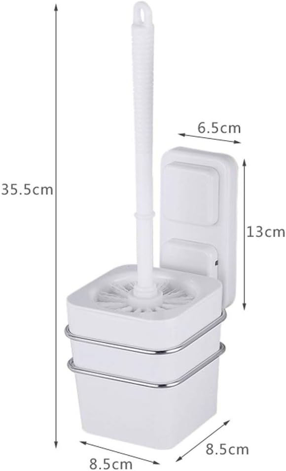 Plastic Toilet Brush, Good Grips Hideaway Compact Long and Enough Heavy Base for Bathroom