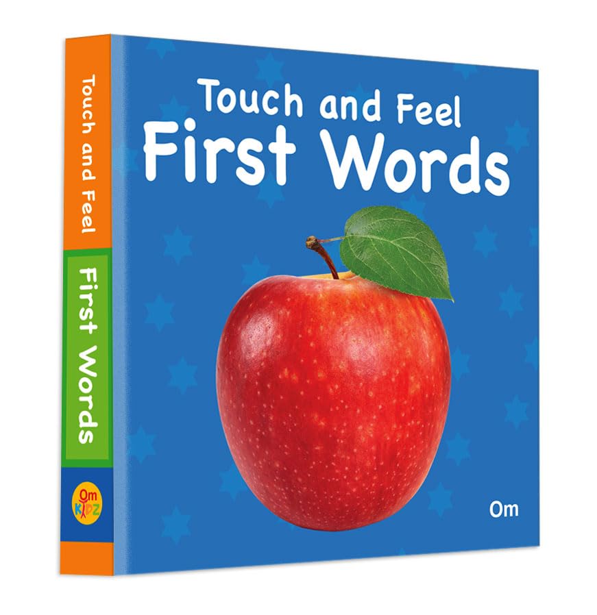 First Word Touch and Feel Board Book for Children: First Words with Sensory Fun in Every Turn | Early Word Recognition | First Vocabulary Skills with Play | Interactive Sensory Learning for Babies