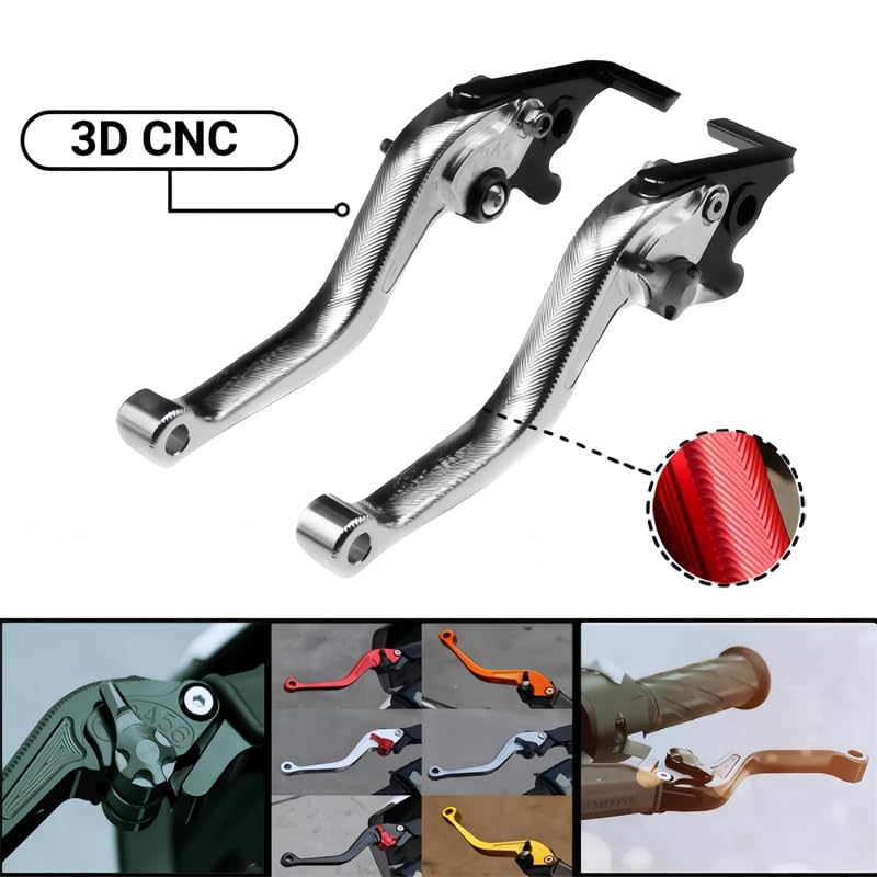 Dźwignie zbiornika głównego cylindra hamulca d uchwyt postojowy CNC 3D dźwignia hamulca sprzęgła kompatybilna z BAJAJ Pulsar 200 RS/COME/NS 2 12-17 Dominar 400 17-18 Akcesoria do mot